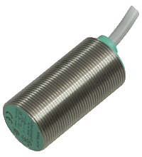 Pepperl&plus;Fuchs Capacitive Stainless Steel Barrel Sensor; 10mm; Embeddable; 10-60VDC; NO; NPN; 2m Potted Cable